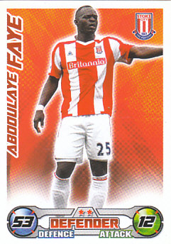 Amdy Faye Stoke City 2008/09 Topps Match Attax #265